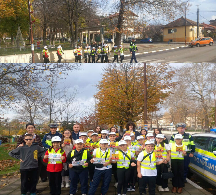 Полицаи и ученици в Крумовград  отбелязаха Световния ден на детето с прояви по пътна безопасност