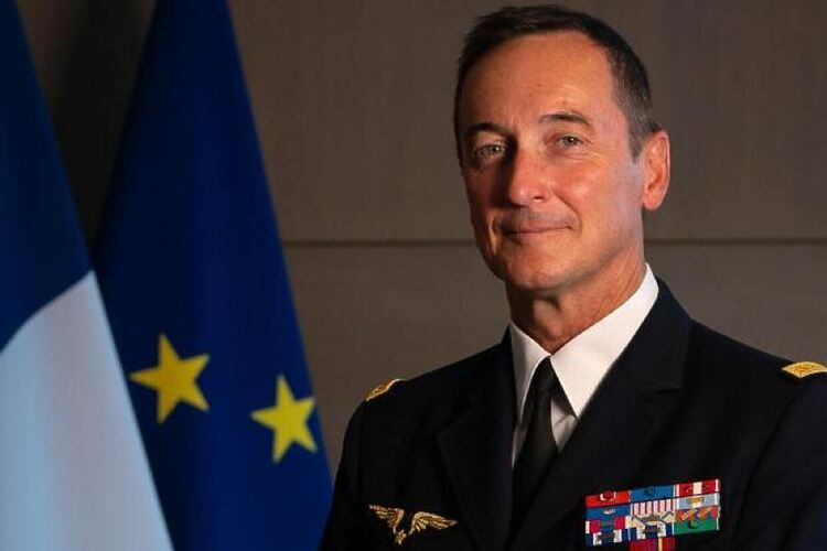 Началникът на френския Генерален щаб на армиите генерал Фабиен Мандон. Снимка Генерален щаб на армиите на Франция