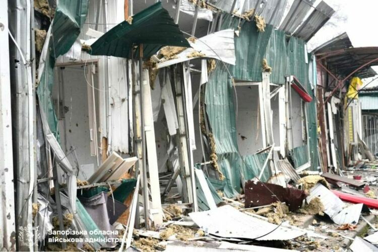 Ударът по Запорожие.