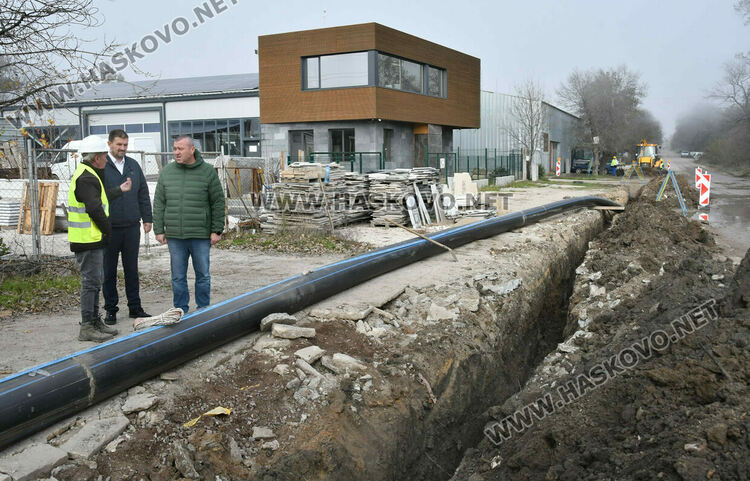 Започна изграждането на 14 нови водопровода с обща дължина около 15 км в Хасково