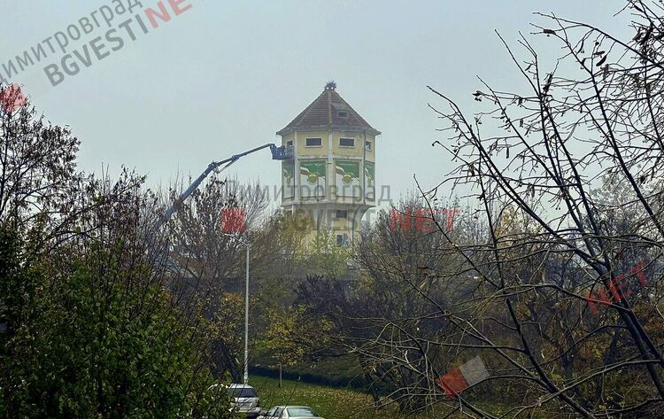 Временно ограничение на движението край кръговото при Водната кула заради коледна украса