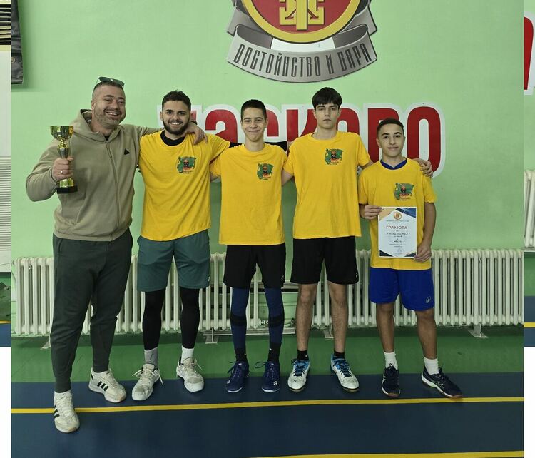 С битките по бадминтон завършиха ученическите игри в Хасково