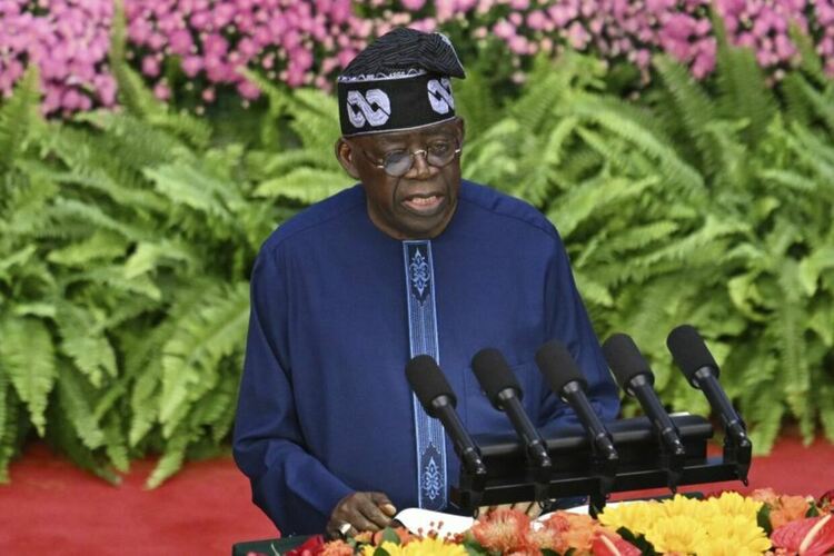 Нигерийският президент Бола Тинубу.