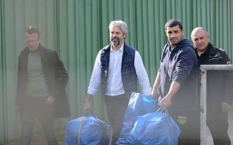 Коцев, на излизане от ареста след над 4 месечен престой.