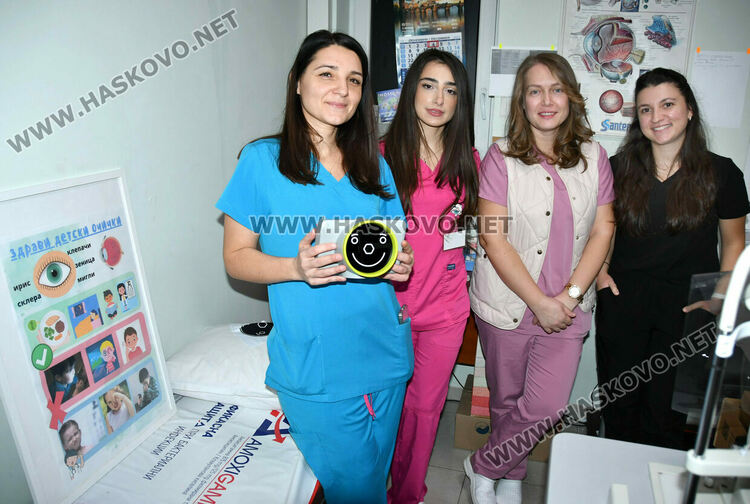 В МБАЛ Хасково получиха модерен апарат за откриване на нарушения в детското зрение 