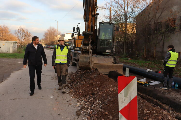 Пълното обновяване на бул. "Илинден" в Хасково започва с ремонт на ключов водопровод 