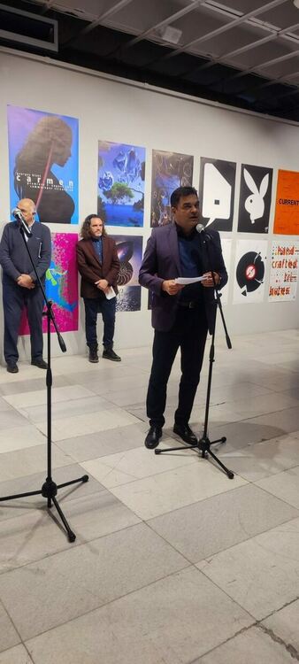 Кметът Иво Димов връчи наградата на община Димитровград на Международно триенале на сценичния плакат