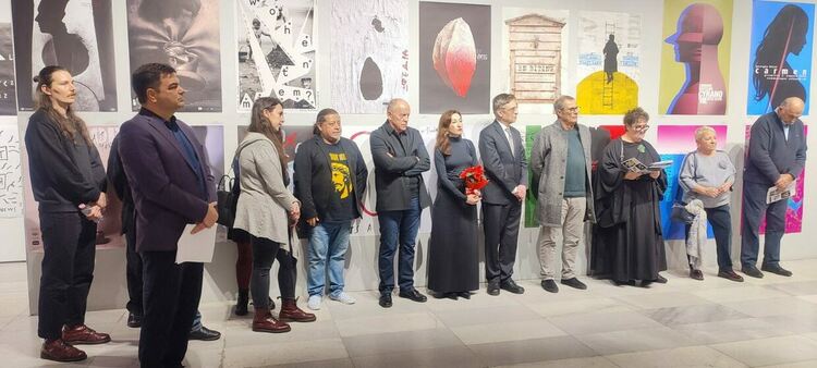 Кметът Иво Димов връчи наградата на община Димитровград на Международно триенале на сценичния плакат