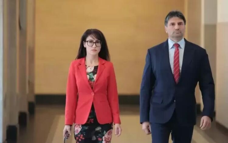 Прокурор Десислава Петрова и директорът на СДВР Любомир Николов