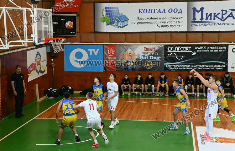 Юношите на &bdquo;Хасково&ldquo; с победа над &bdquo;Димитровград&ldquo; в баскетболния шампионат