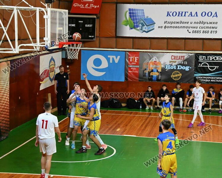 Юношите на &bdquo;Хасково&ldquo; с победа над &bdquo;Димитровград&ldquo; в баскетболния шампионат