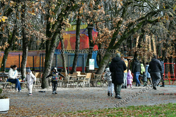 Оживление по паркове и кафенета в първия ден след Коледа