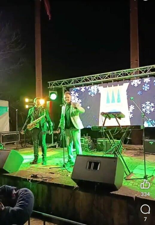 С концерт на Графа и внушителна заря в минусови температури Смолян посрещна 2026 година