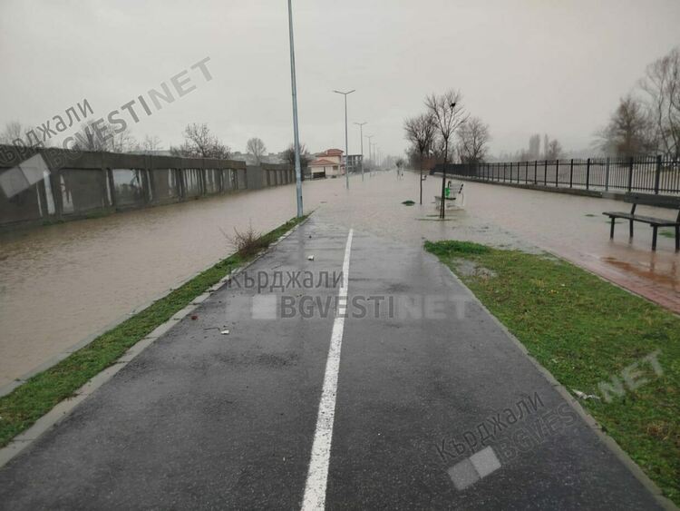 Бедствие в Крумовград,река Крумовица преля