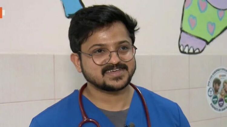 Специализантът д-р Саид от Индия