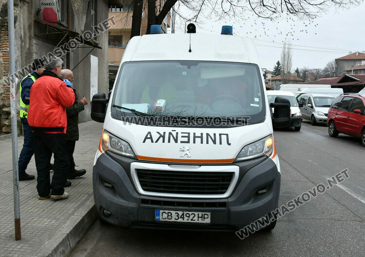 Пияница блокира улица до пазара в Хасково