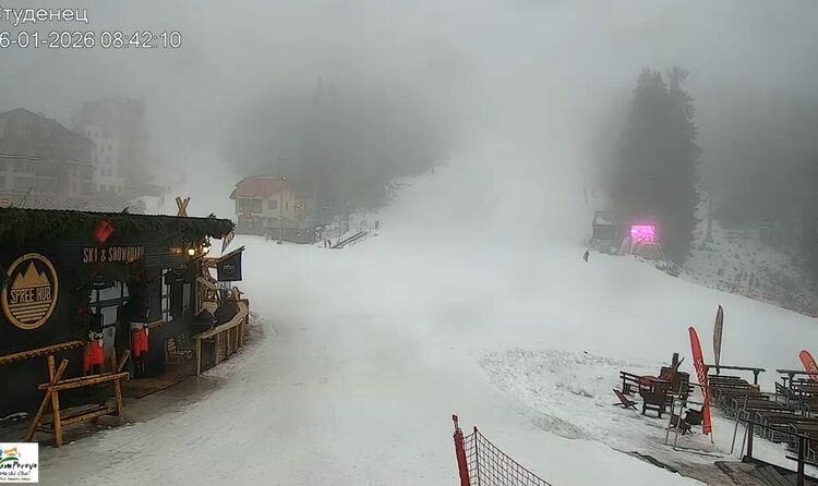 Част от ски зоната в Пампорово е затворена заради лошо време