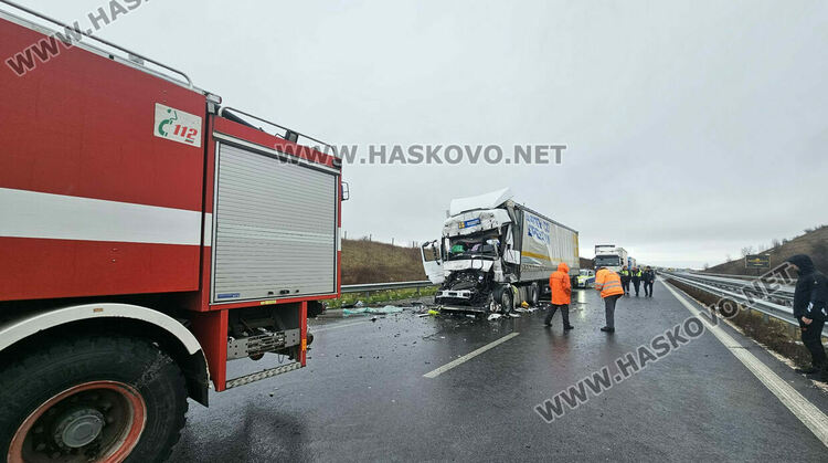 Водач загина при удар в спрял тир в аварийната лента