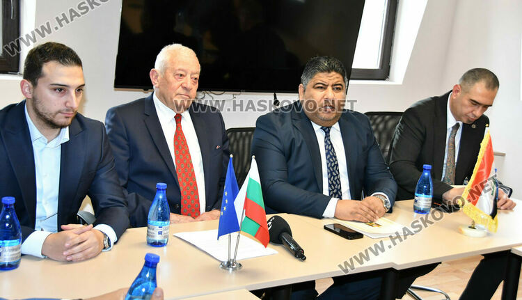 Посланикът на Ирак в България на среща с бизнесмени в ХТПП-Хасково