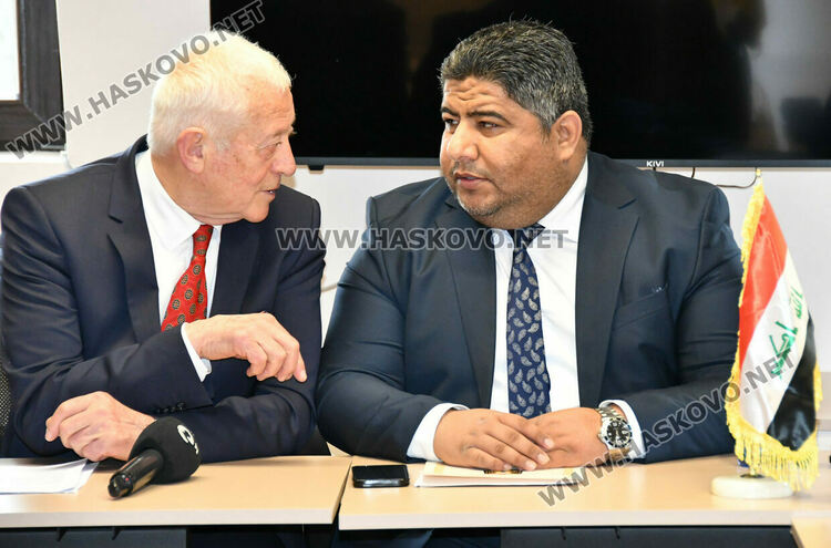 Посланикът на Ирак в България на среща с бизнесмени в ХТПП-Хасково