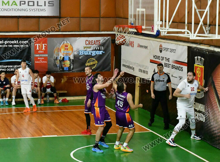 Баскетболният &bdquo;Хасково&ldquo; с девета победа в първенството