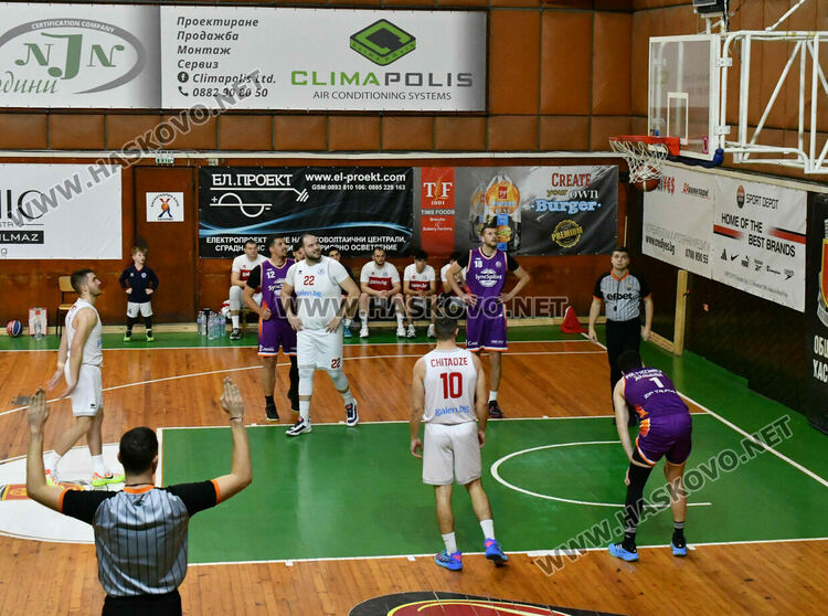 Баскетболният &bdquo;Хасково&ldquo; с девета победа в първенството