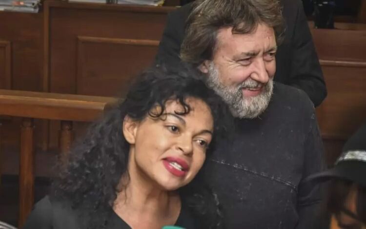 Николай и Евгения Баневи в съда през 2018 г.