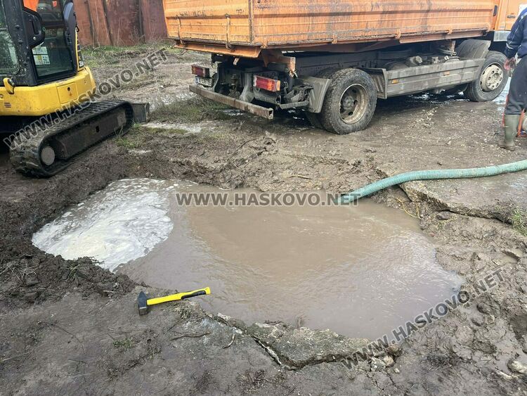 Части от Хасково останаха без вода заради авария в главен водопровод