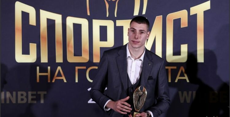 Божидар Саръбоюков на призовото девето място в класацията &bdquo;Спортист на годината&ldquo; 