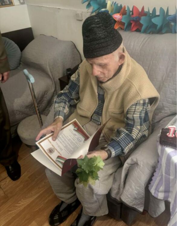 102-ри рожден ден отбеляза ветеранът Аврам Ниего от Хасково