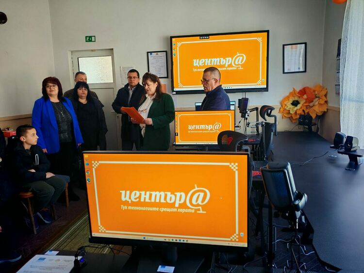 В Настан бе открито ново пространство за дигитални умения към НЧ &bdquo;Възраждане &ndash; 1949&ldquo;