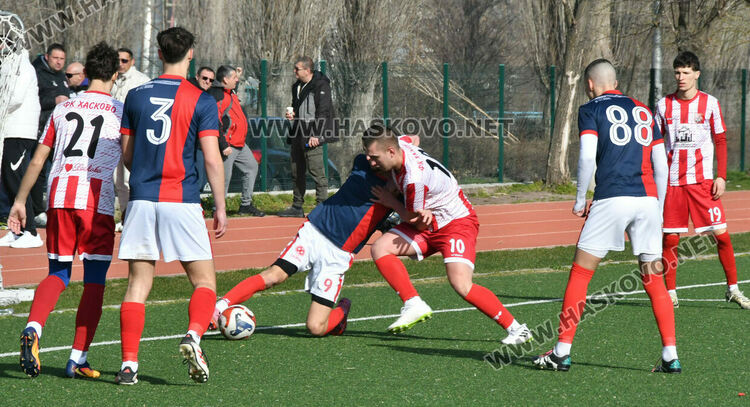 Отлично първо полувреме стигна на ОФК &bdquo;Хасково II&ldquo; срещу градски съперник 