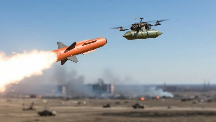 Ракета DroneHammer; снимка: Skylance