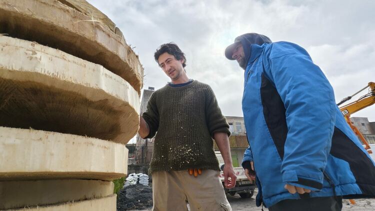 Представят 5 скулптурни инсталации от тополи край реката в Хасково 