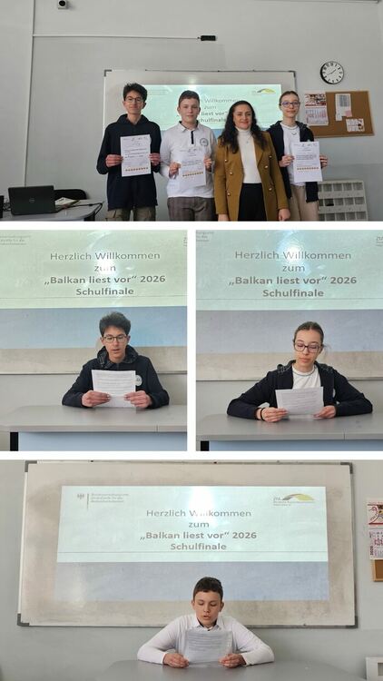 Училищен кръг на състезанието &bdquo;Balkan liest vor&ldquo;  в Езикова гимназия &bdquo;Христо Ботев&ldquo; 