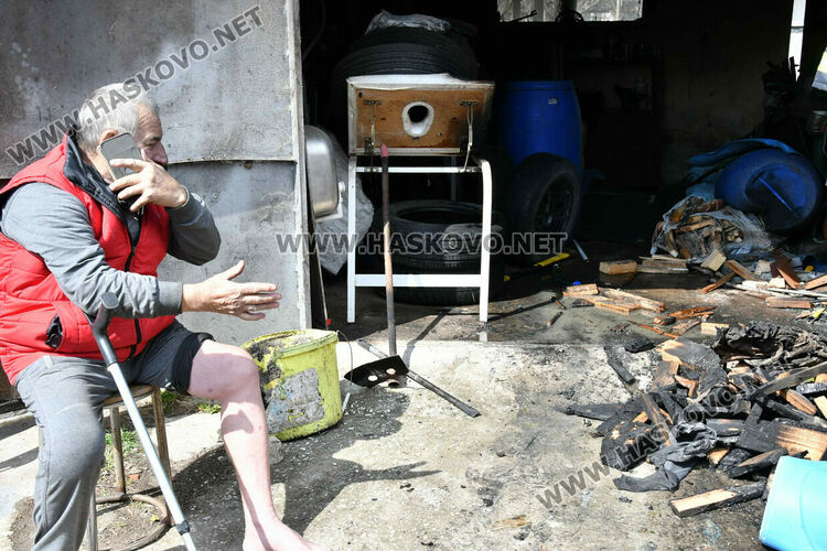 Мъж обгоря при гасене на пожар в гараж в &bdquo;Болярово&ldquo;
