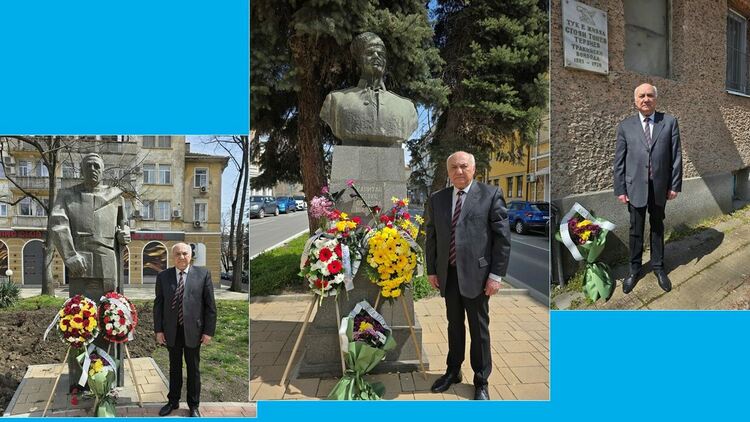 Членът на ръководството на Съюза на тракийските дружества в България Ангел Коджаманов почете паметта на тракийските войводи