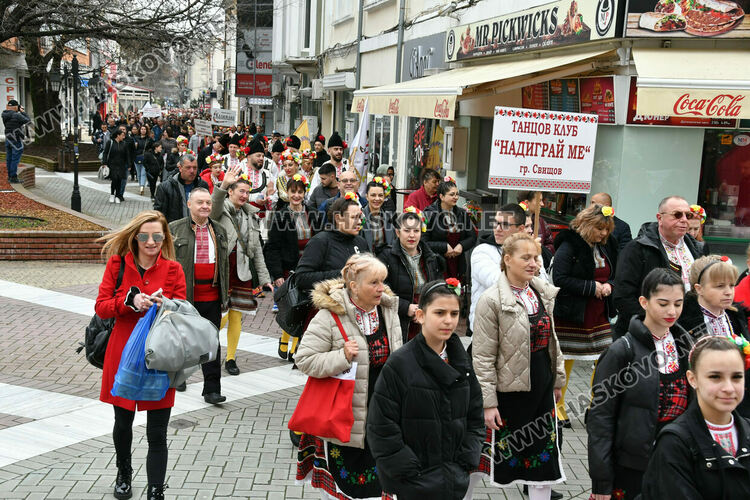 Рекордните над 1200 танцьори се включиха във фестивала &bdquo;Хайдушка софра&ldquo; в Хасково