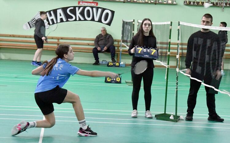 Хасковска доминация на шампионата по бадминтон