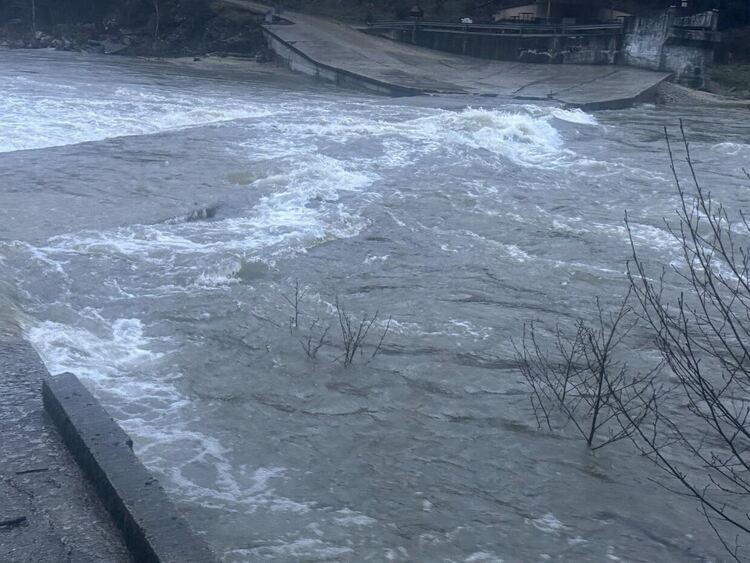 Бедствено положение в Ардинско,Арда заля моста при Китница