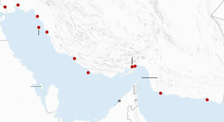 Точки на блокадата в протока