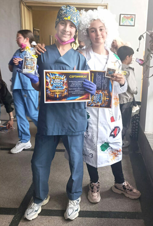 Петокласници от ОУ &bdquo;Христо Смирненски&ldquo; превърнаха урока по математика в телевизионно шоу на мечтаните професии