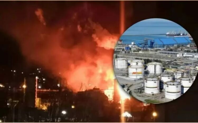 Нефтокомллексът в Туапсе.