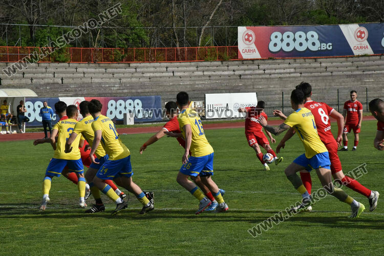 ОФК &bdquo;Хасково&ldquo; прегази Димитровград с 4:0 в голово шоу на &bdquo;Ямача&ldquo;