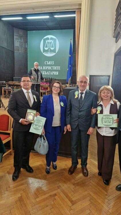 Община Девин с престижното отличие &bdquo;Партньор на годината 2025&ldquo; от Съюза на юристите в България
