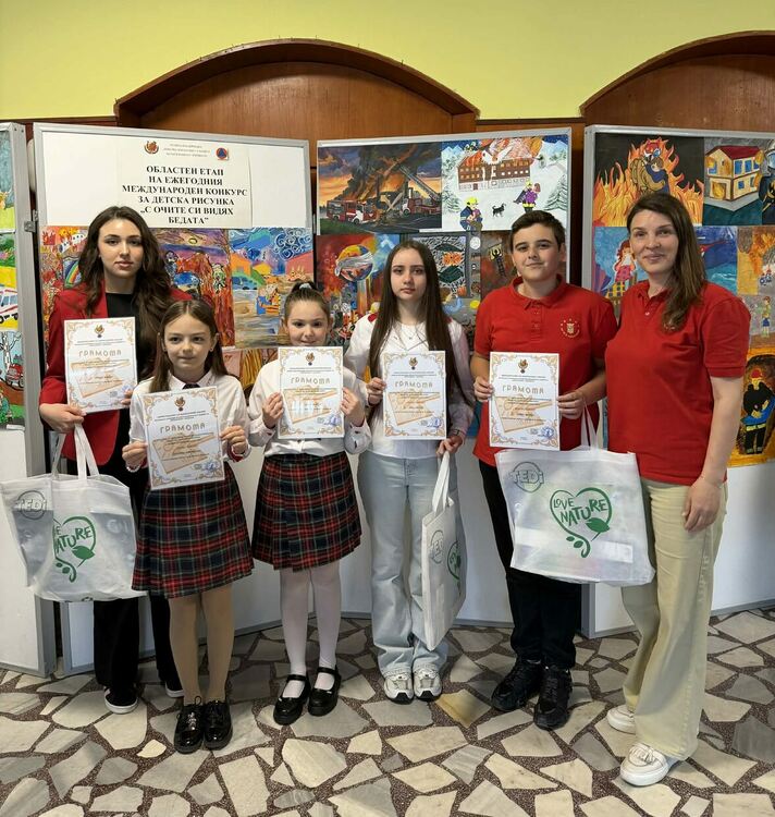Отлично представяне на ученици от СУ &bdquo;П. Р. Славейков&ldquo; в конкурса &bdquo;С очите си видях бедата&ldquo;