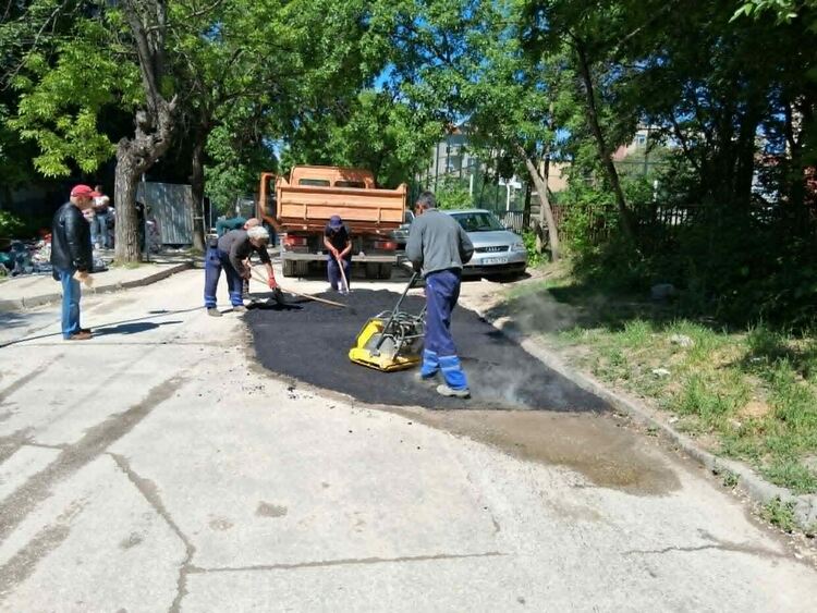 ВиК - Хасково започна възстановяване на асфалтови настилки