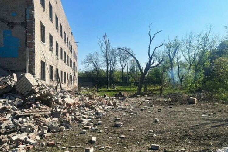 Поразената от руски удар през 2023 г. болница в Авдиивка