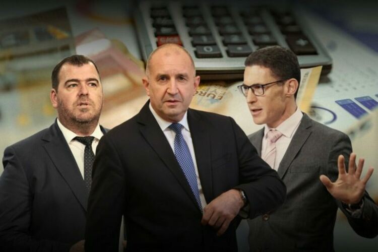 Румен Радев с &bdquo;остриетата си&ldquo; за контрола на цените Явор Гечев (вляво) и Константин Проданов, Колаж: Mediapool
