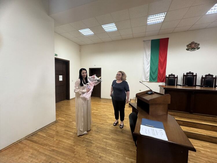 Ивета Дерменджиева-Йорданова встъпи в длъжност като съдия в Районен съд&nbsp;&ndash; Хасково
